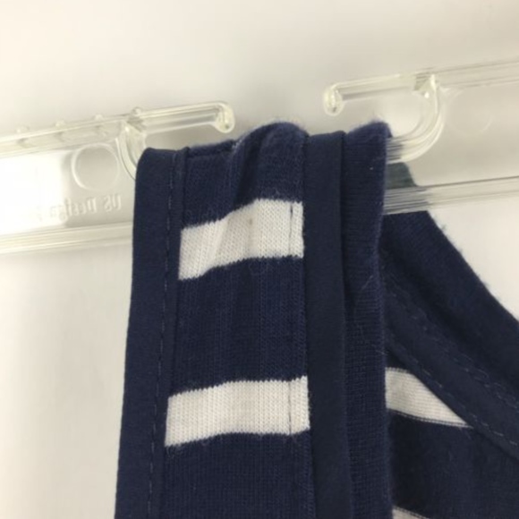 White House Black Market Blue Striped Tank Top - Picture 5 of 7